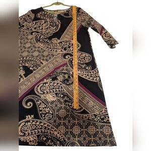 Elegant LBD With Paisley Twist